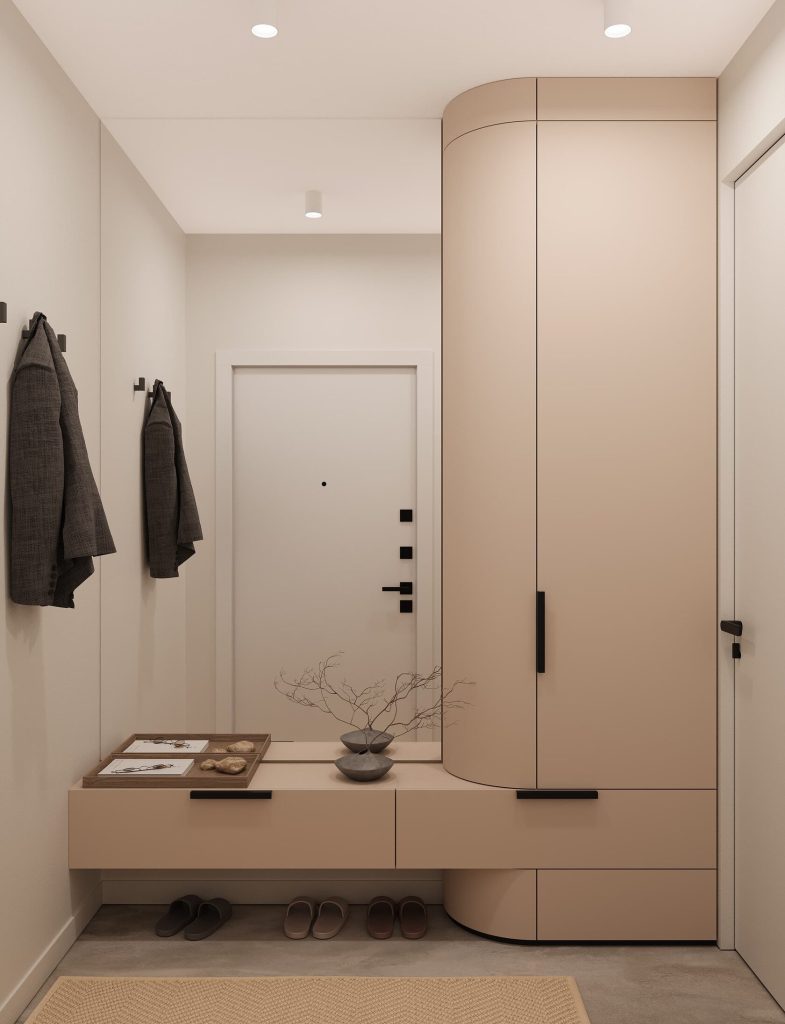 Wejście do mieszkania 510LSC – hol i drzwi wejściowe, TENGO Design